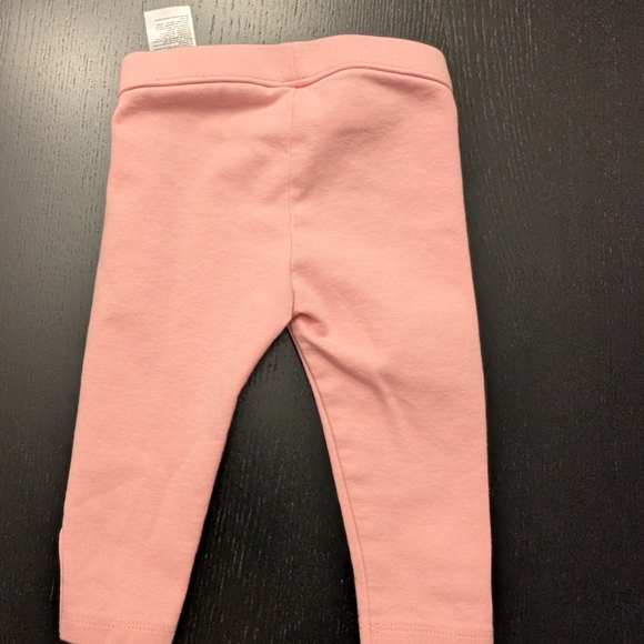 3 For $12 Pink Kids Leggings with Gold Accents - Picture 4 of 9